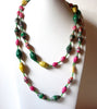 African Paper Beads Necklace 72320