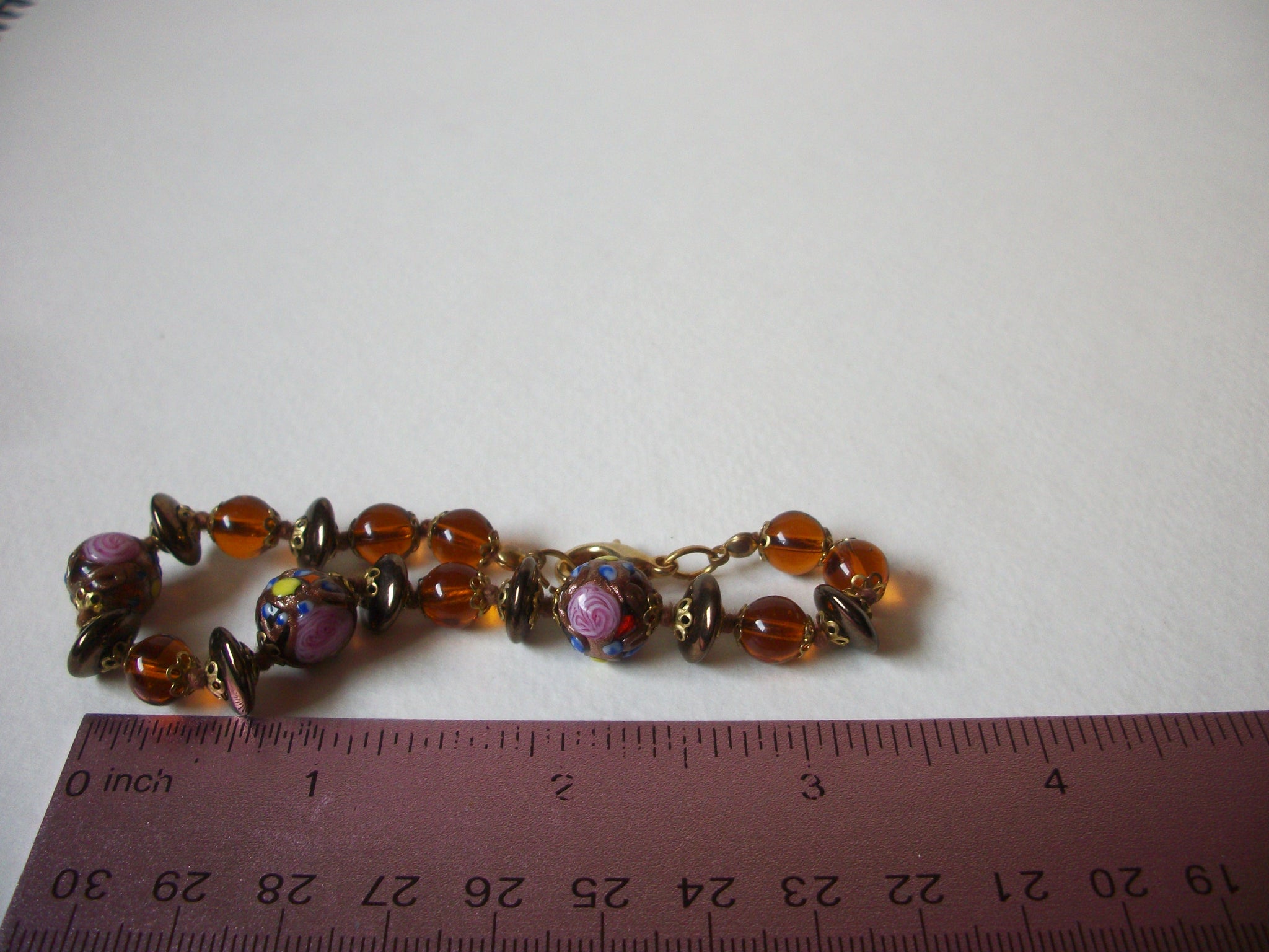 Venetian Millifiori Glass Bracelet 72420