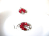 Red Coral Tree Of Life Earrings 72420