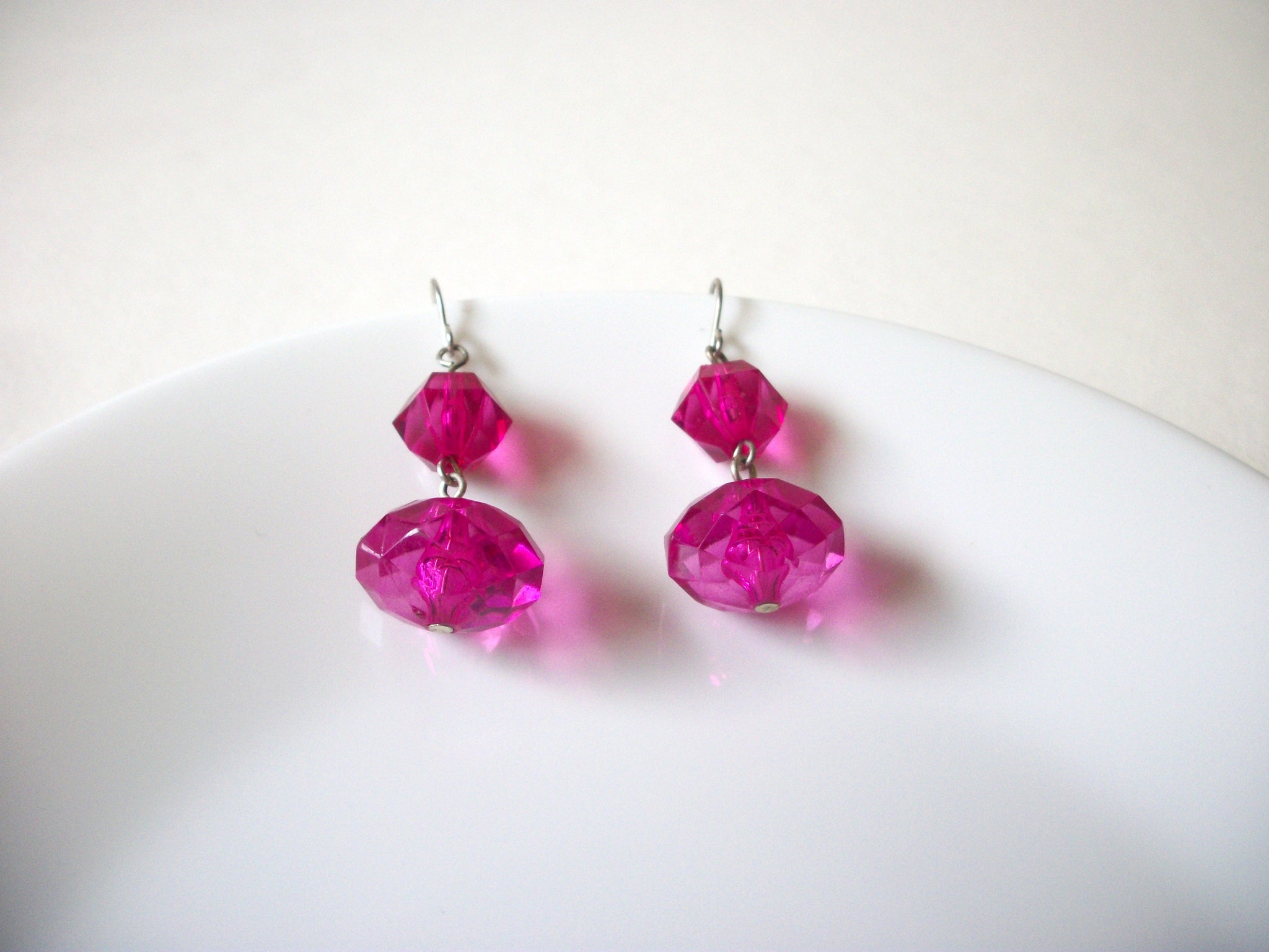 Hot Fuchsia Pink Earrings 72420