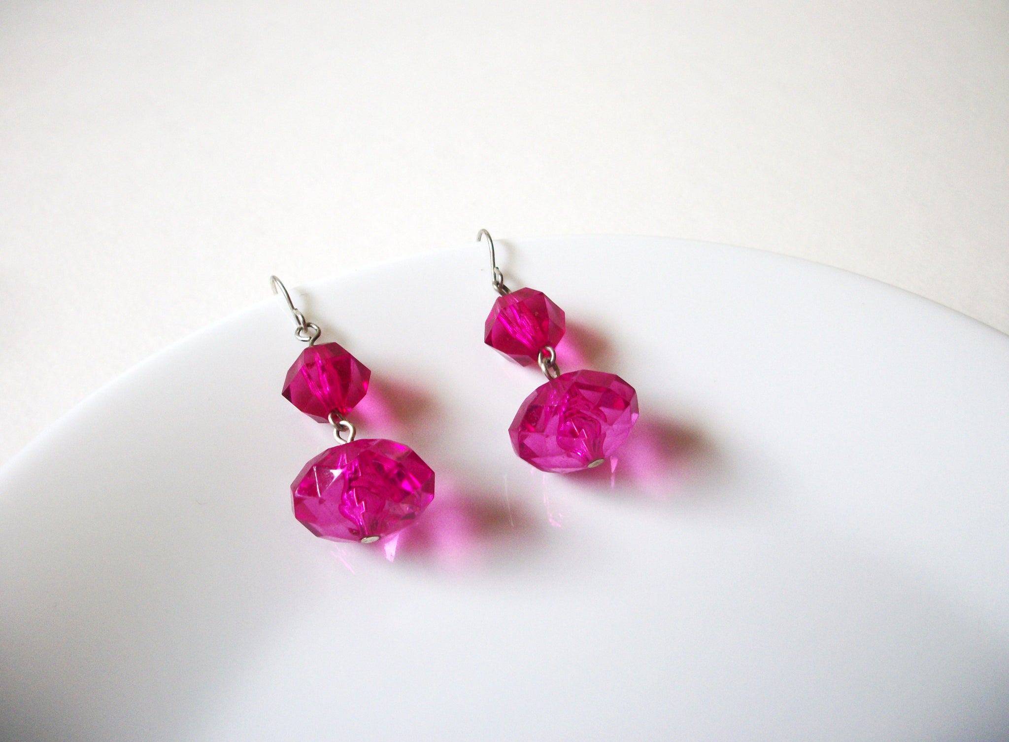 Hot Fuchsia Pink Earrings 72420