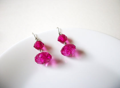 Hot Fuchsia Pink Earrings 72420