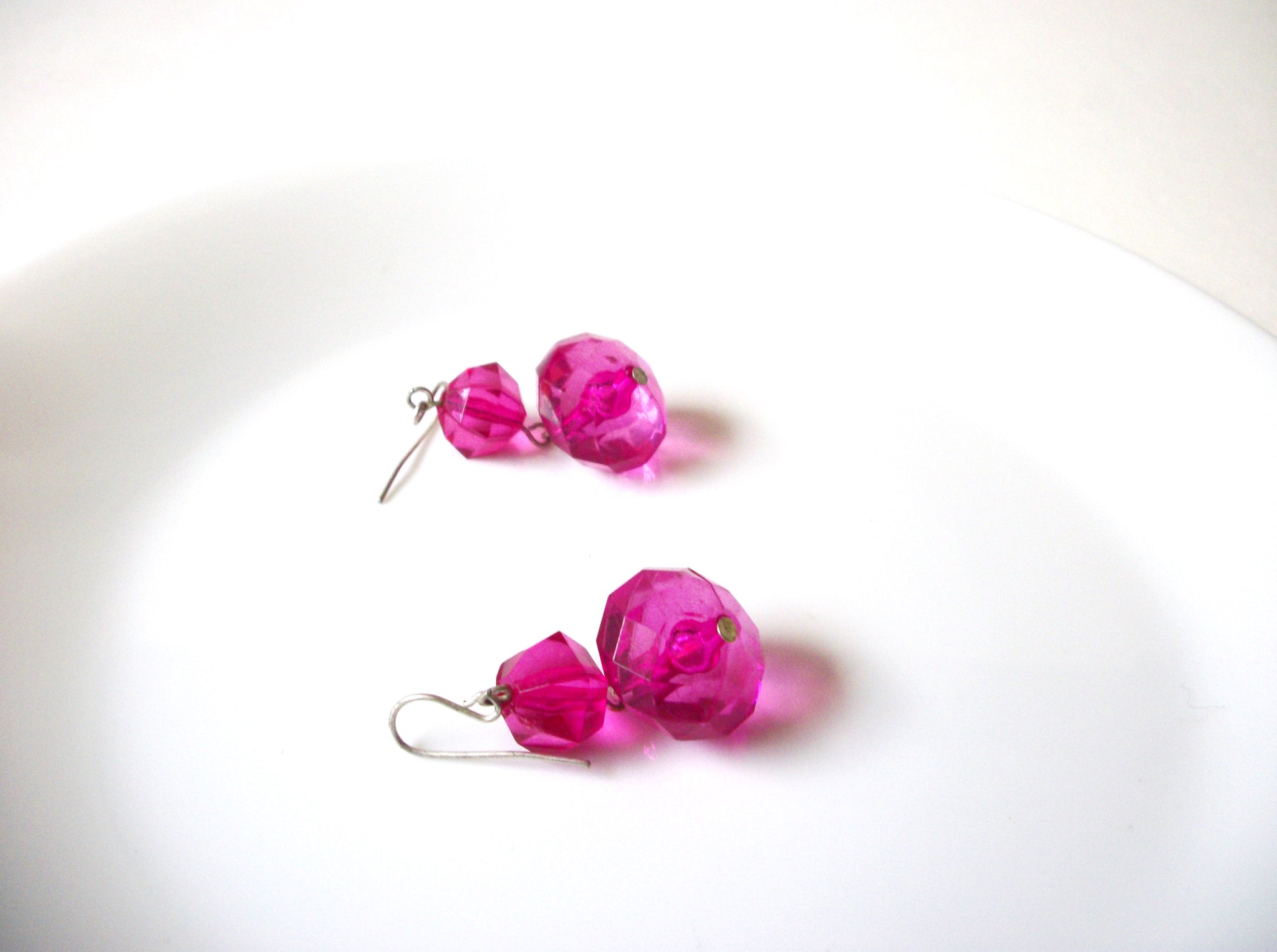 Hot Fuchsia Pink Earrings 72420