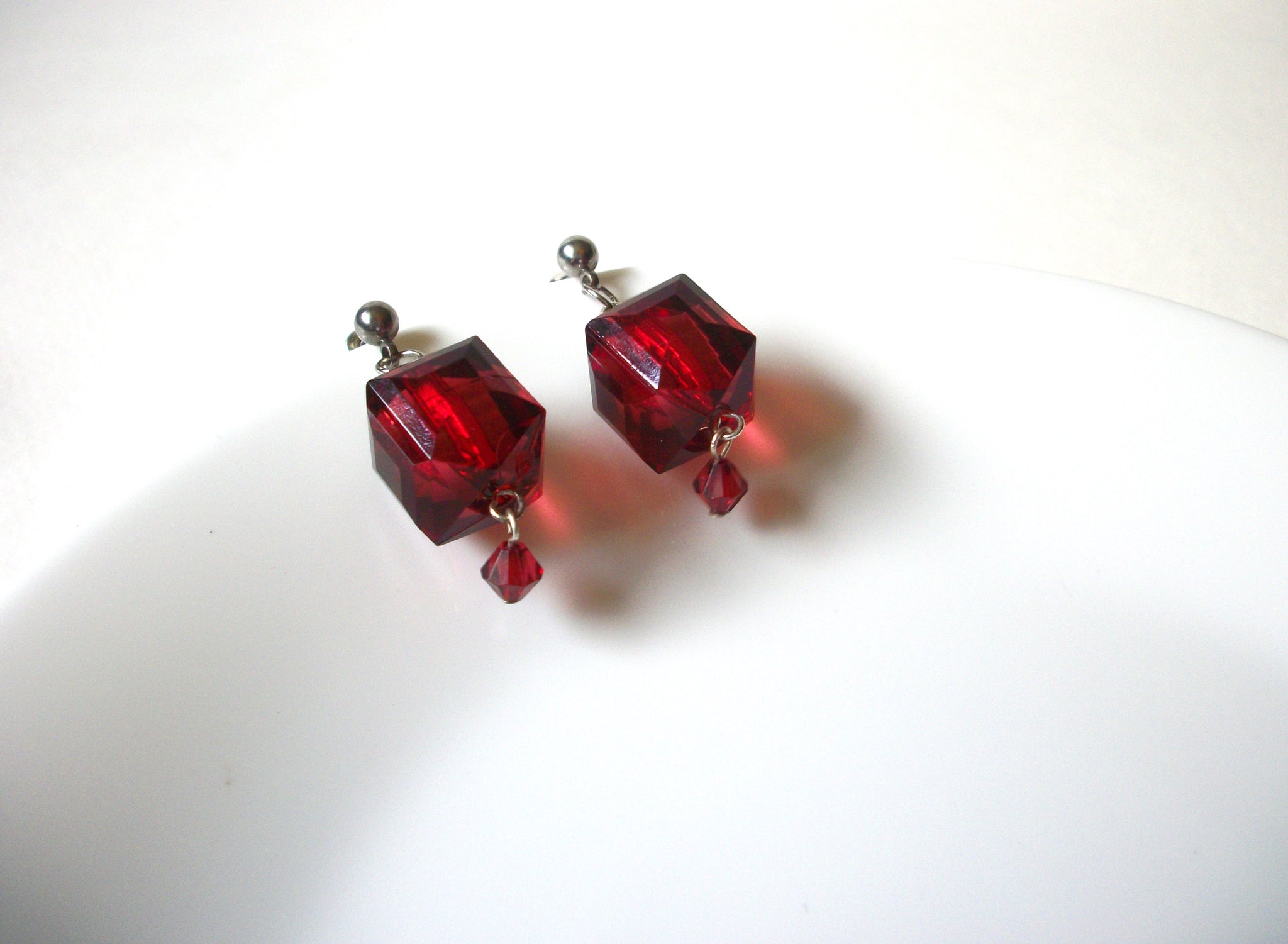 Hot Red Earrings 72420