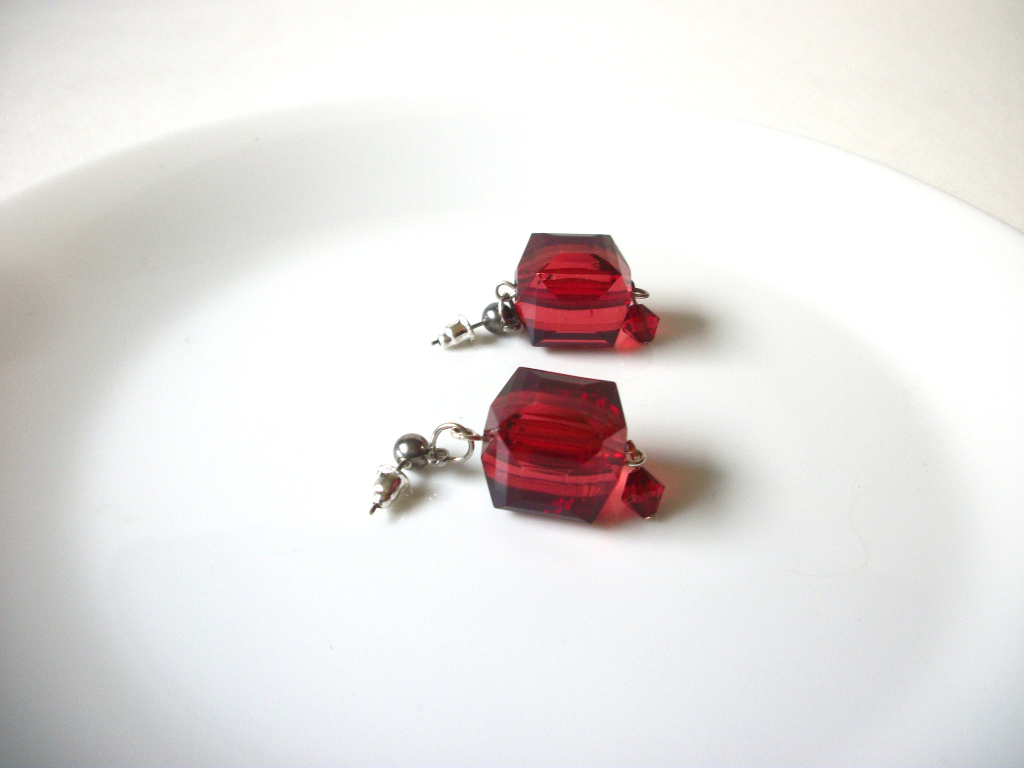 Hot Red Earrings 72420