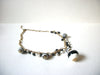 Retro 1980s Glass Pearls Acrylic Necklace 72420