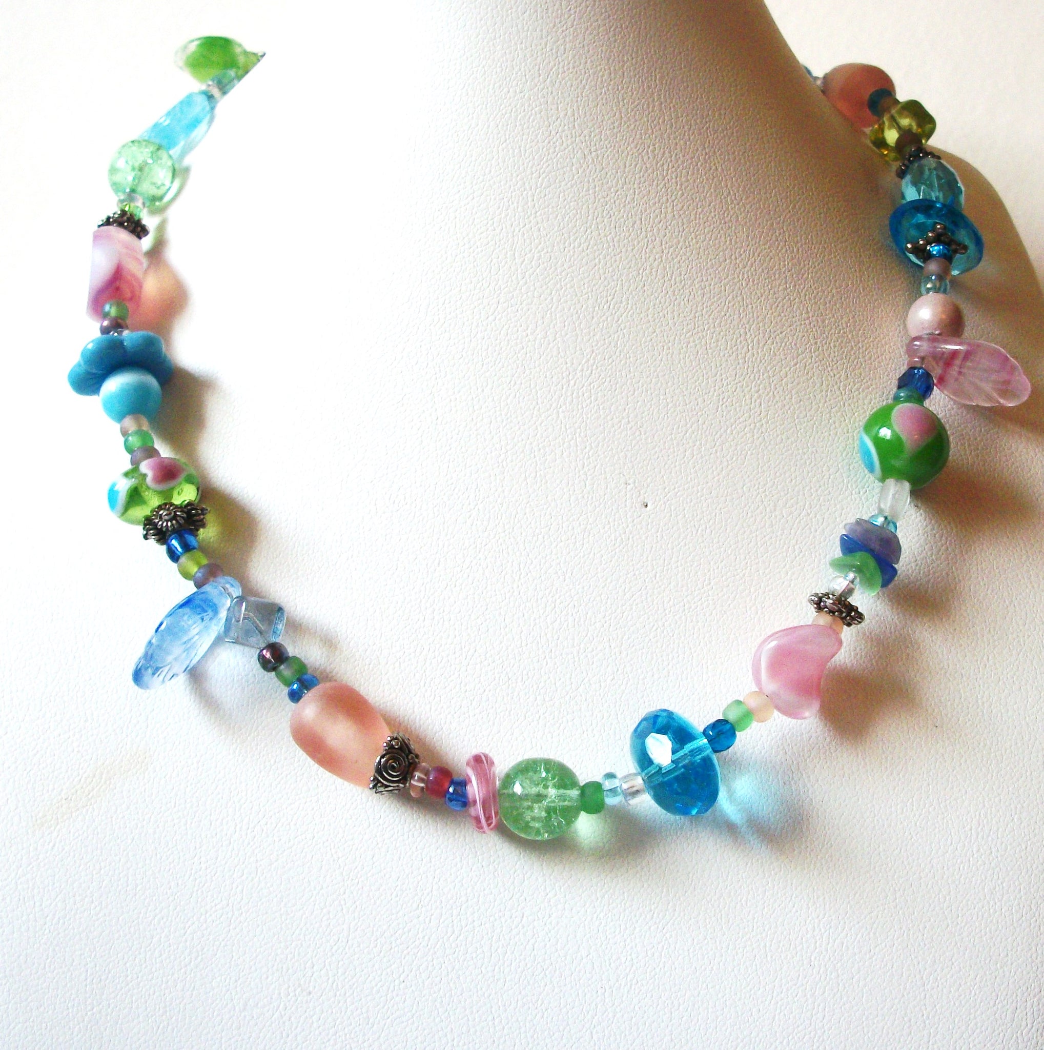 Austrian Glass Colorful Necklace 72520