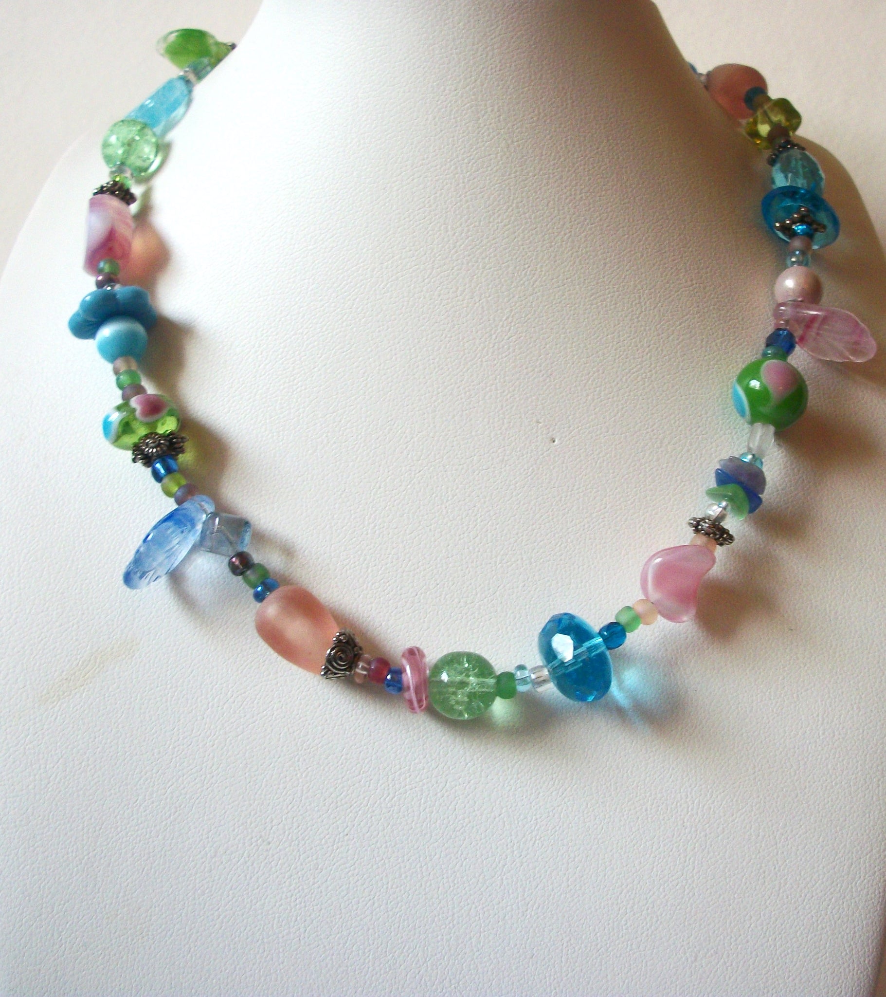 Austrian Glass Colorful Necklace 72520