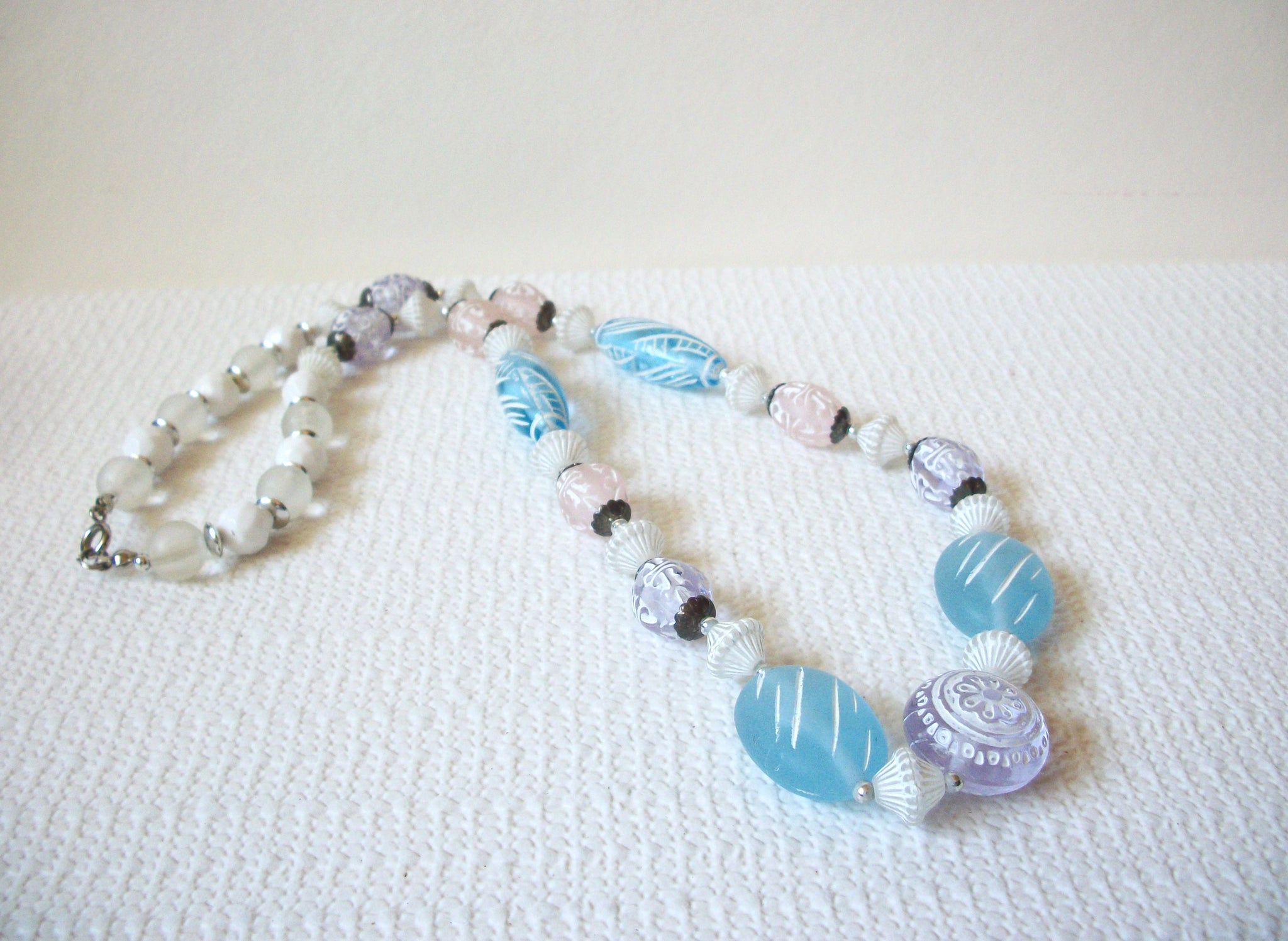 Romantic Pastels Vintage Necklace 72520