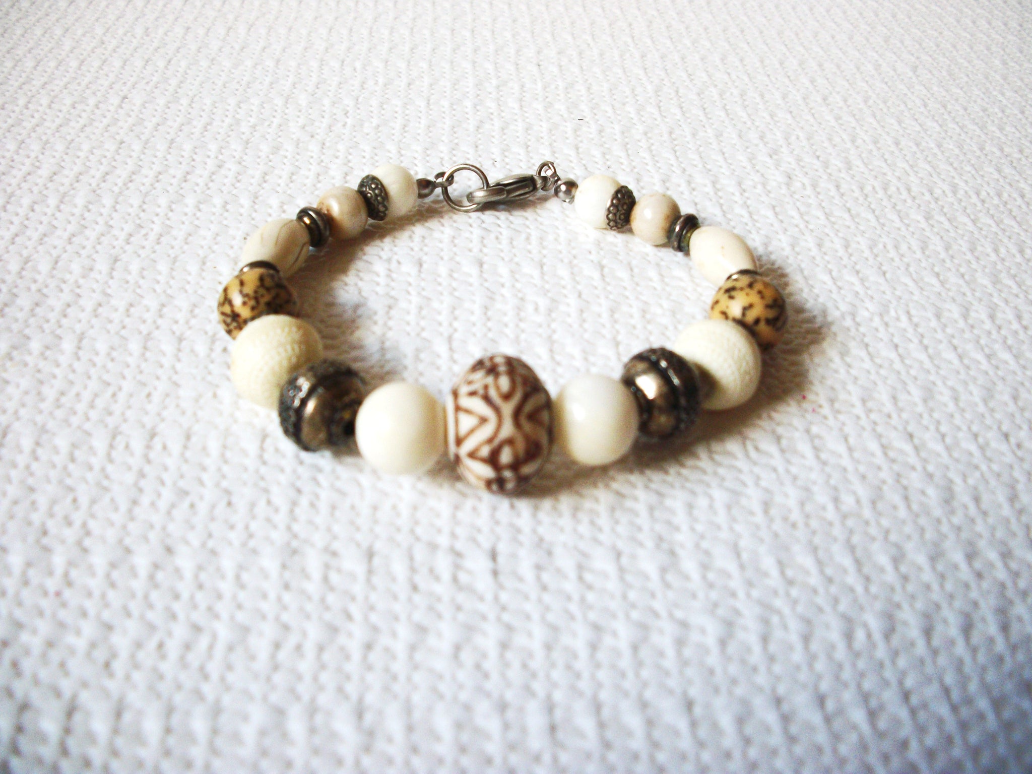 African Vintage Fair Trade Beads Bracelet 72520