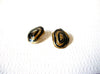 Retro Gold Black Earrings 72520