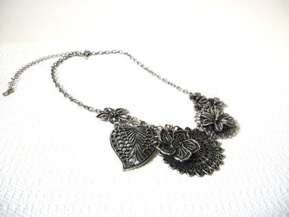 Vintage Marked Floral Necklace 72520