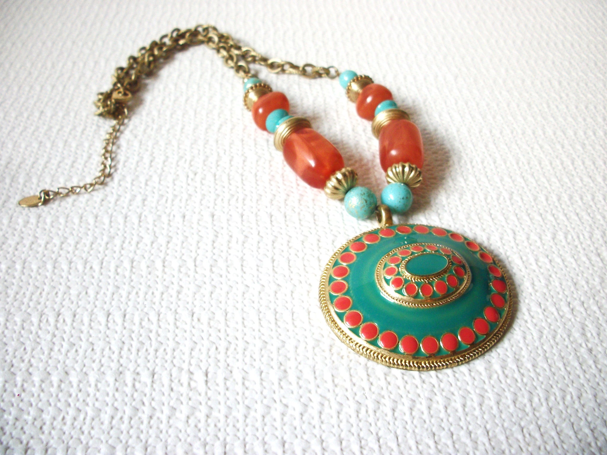 Southwestern Folk Art Necklace 72620