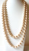 Vintage Glass Pearl Necklace 72620