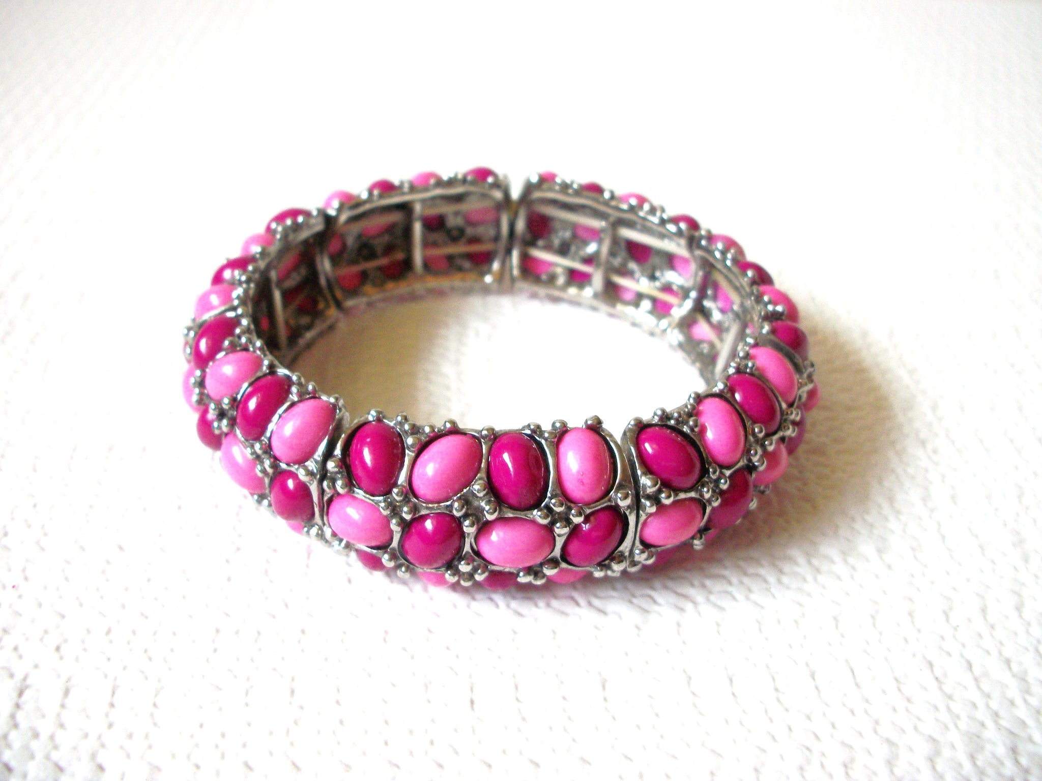 Vintage Fuchsia Pink Bracelet 72620