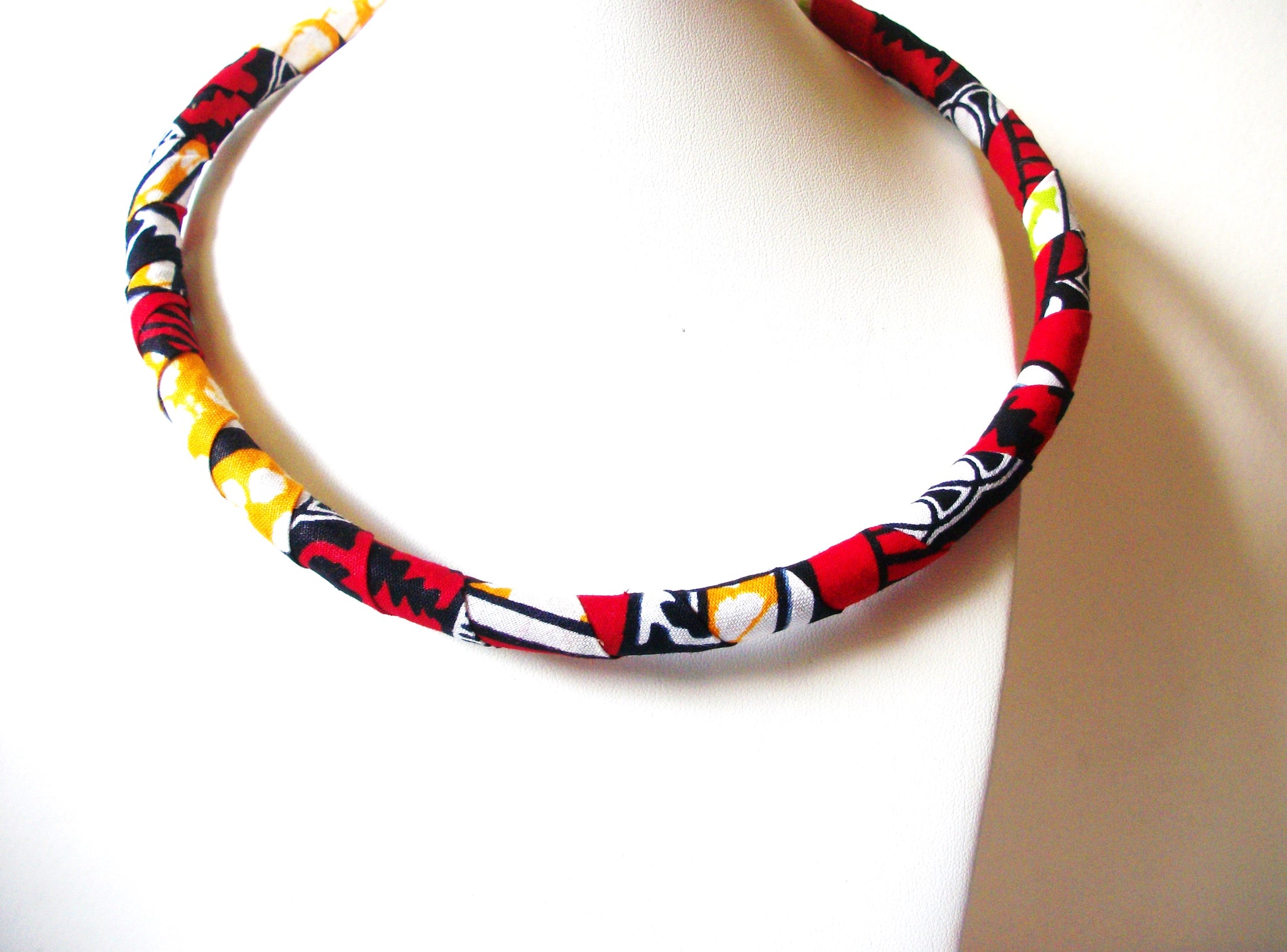 African Choker for Women Kente Collar Necklace 72720