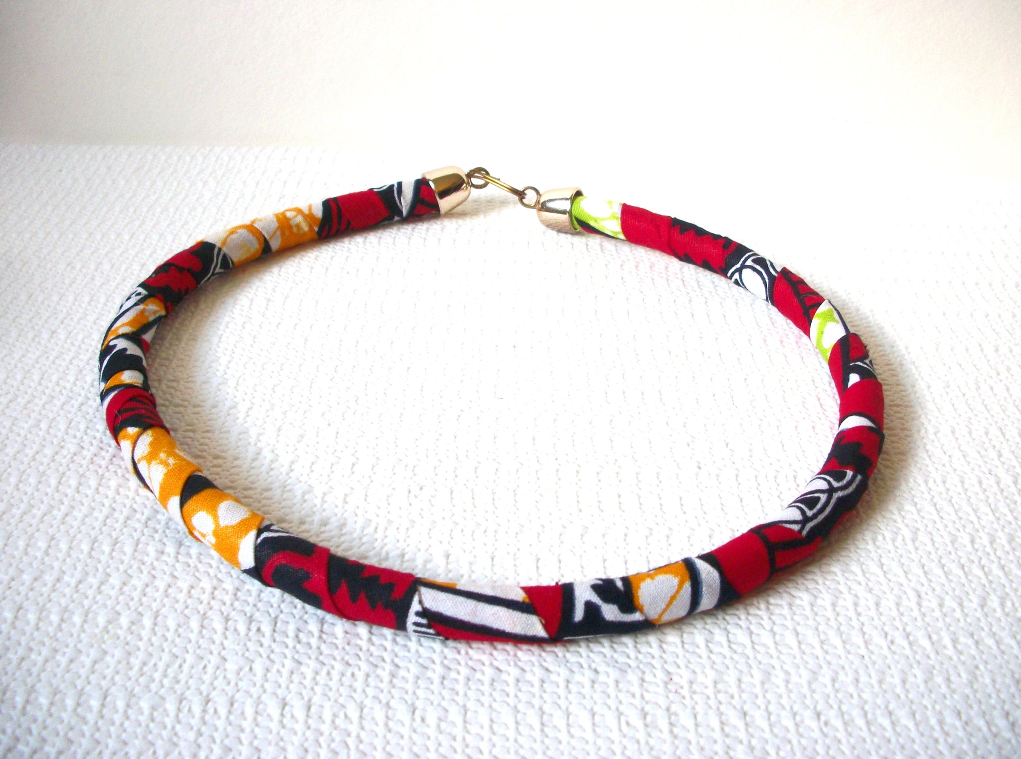 African Choker for Women Kente Collar Necklace 72720