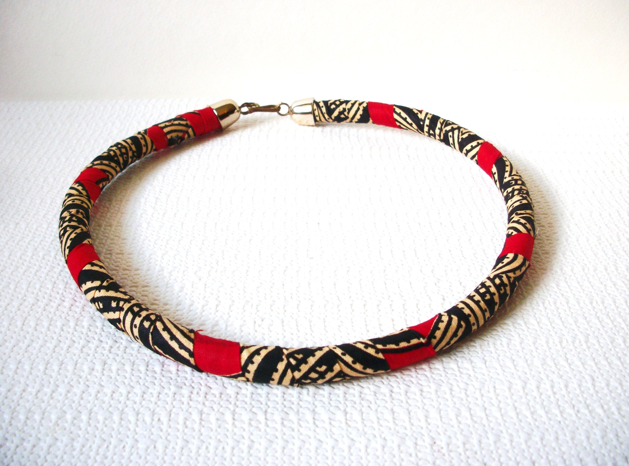 African Choker for Women Kente Collar Necklace 72720