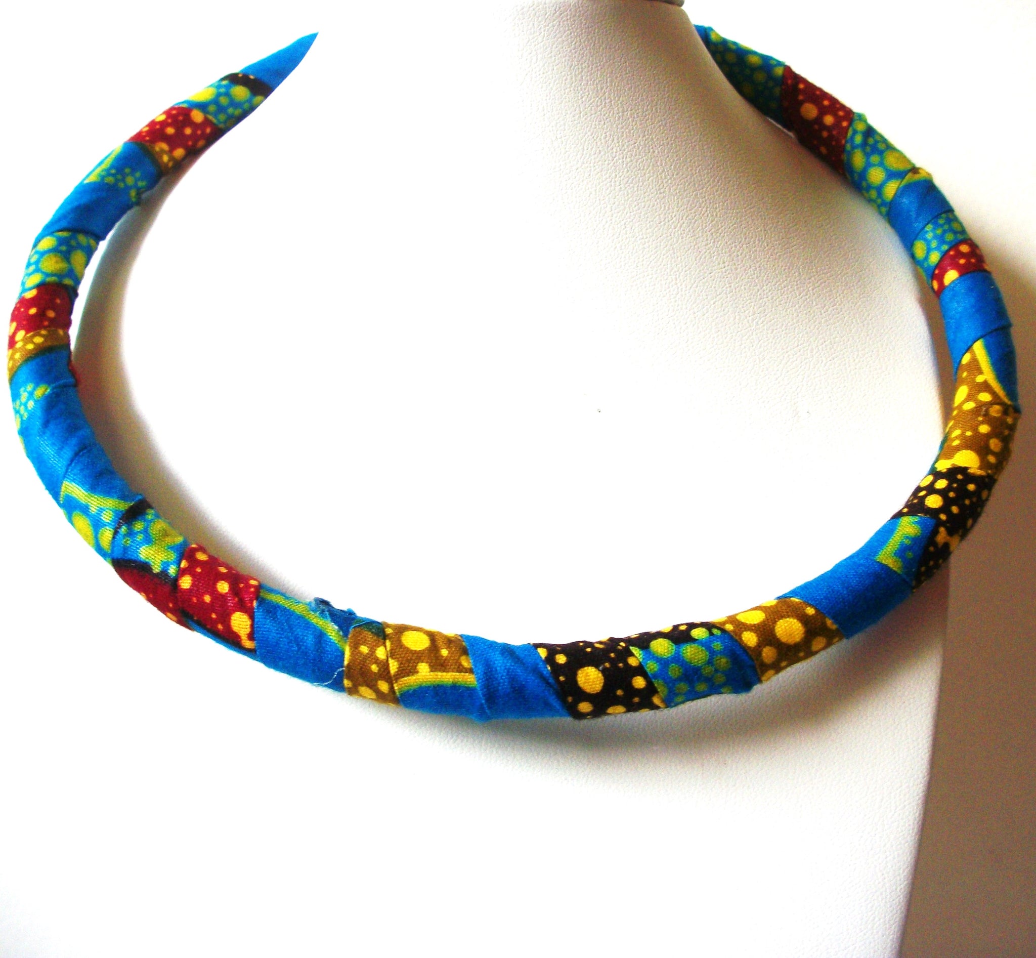 African Choker for Women Kente Collar Necklace 72720