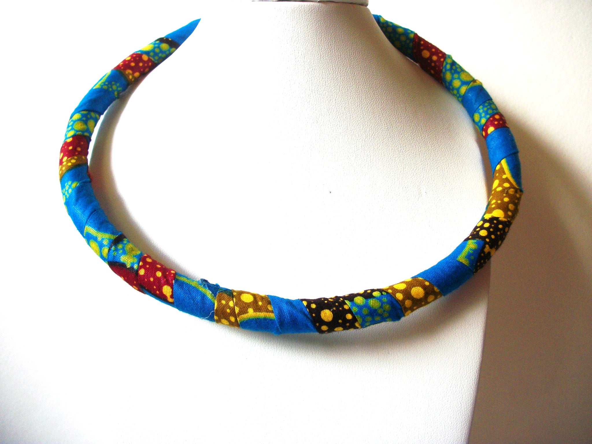 African Choker for Women Kente Collar Necklace 72720