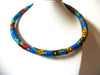 African Choker for Women Kente Collar Necklace 72720