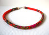 African Choker for Women Kente Collar Necklace 72720