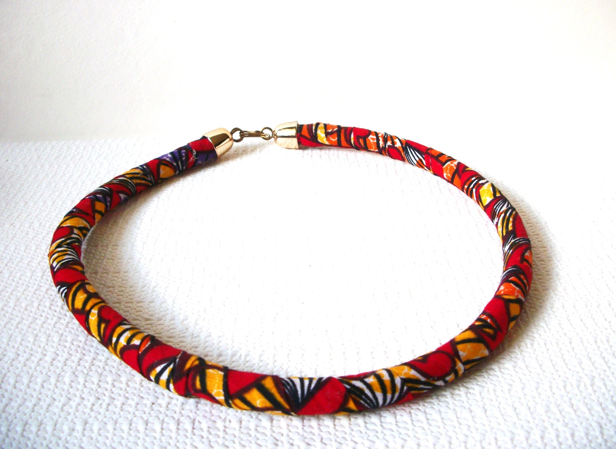 African Choker for Women Kente Collar Necklace 72720