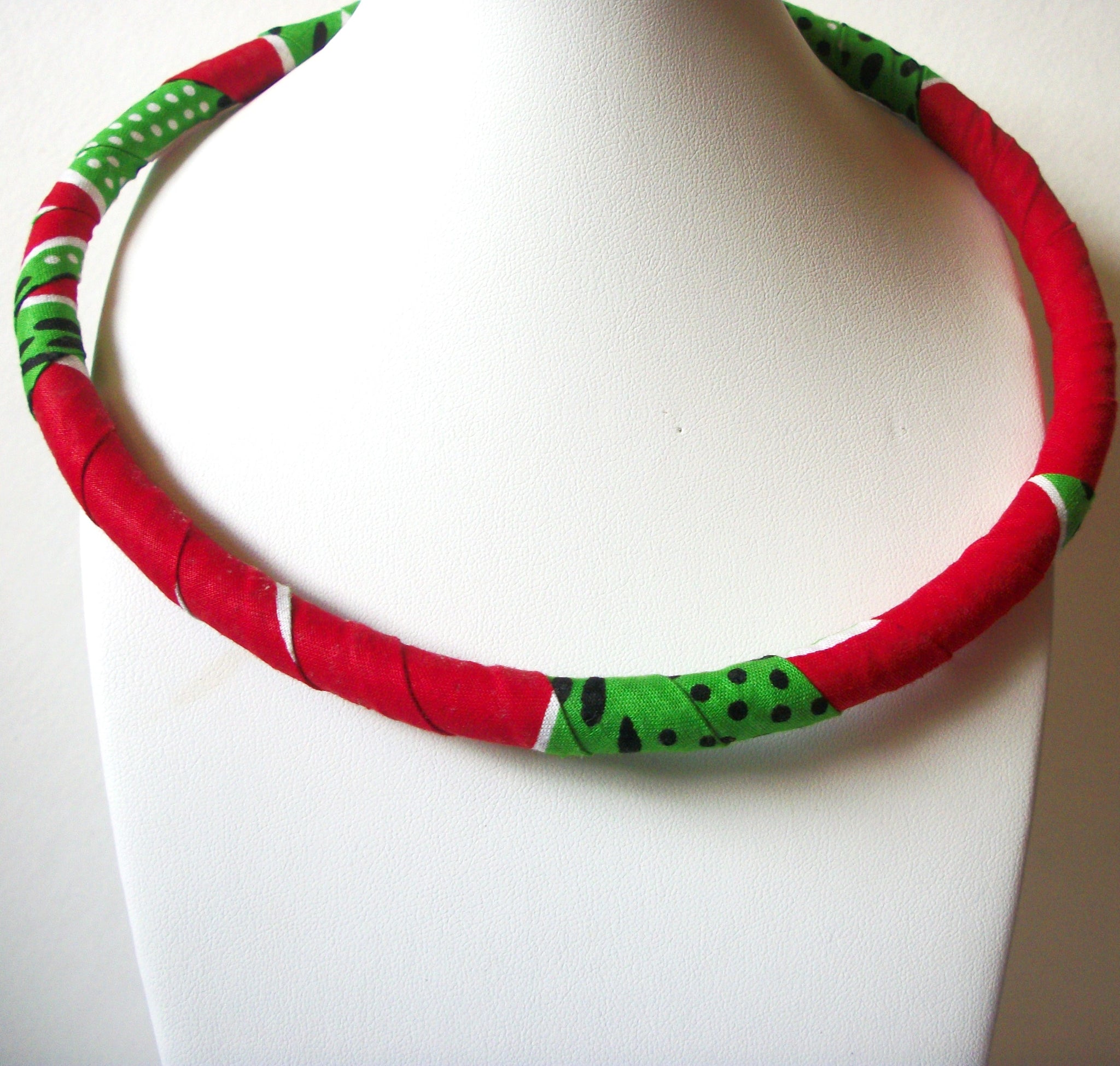 African Choker for Women Kente Collar Necklace 72720