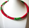 African Choker for Women Kente Collar Necklace 72720