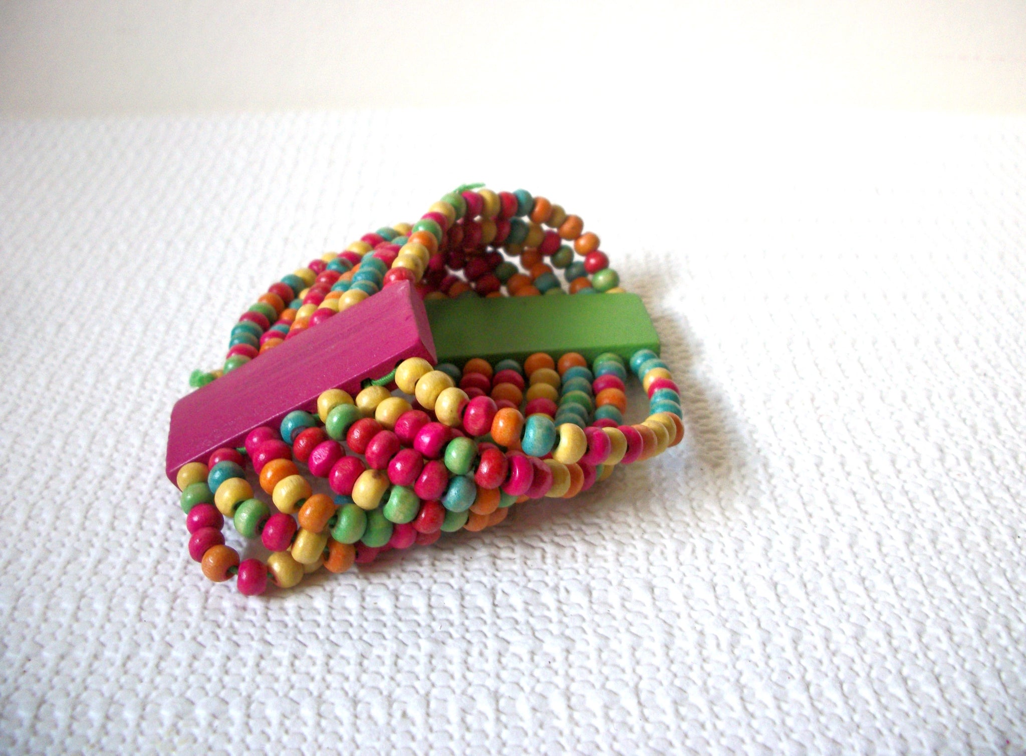 Retro Colorful Wood Bracelet 72620