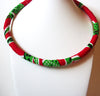 African Choker for Women Kente Collar Necklace 72720