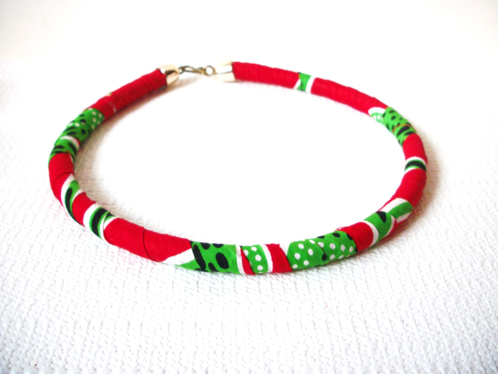 African Choker for Women Kente Collar Necklace 72720