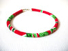 African Choker for Women Kente Collar Necklace 72720