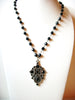 Victorian Silver Black Necklace 72820