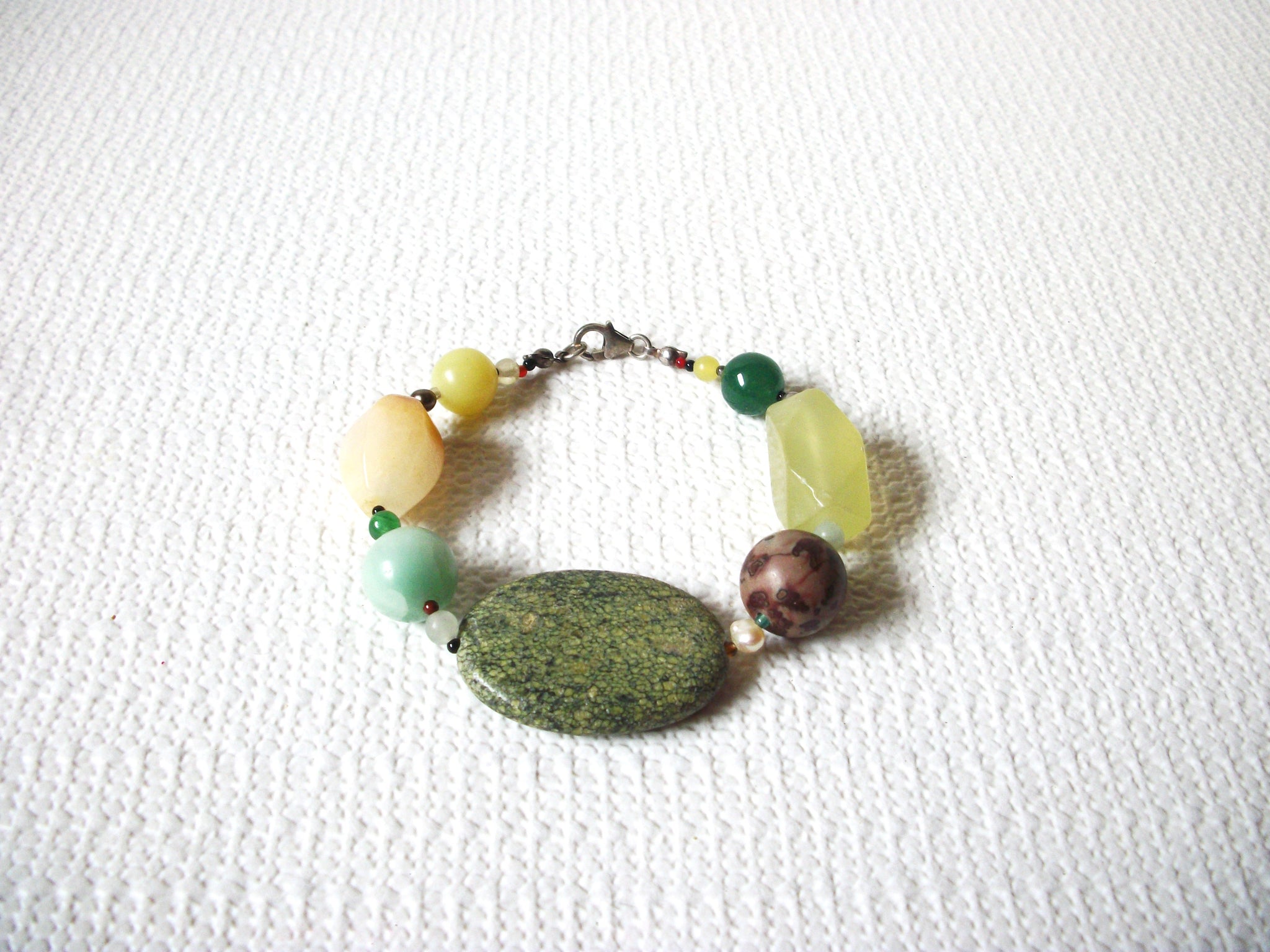 Retro Stone Agate Glass Bracelet 72820