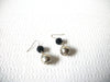 Retro Silver Black Dangle Earrings 72820