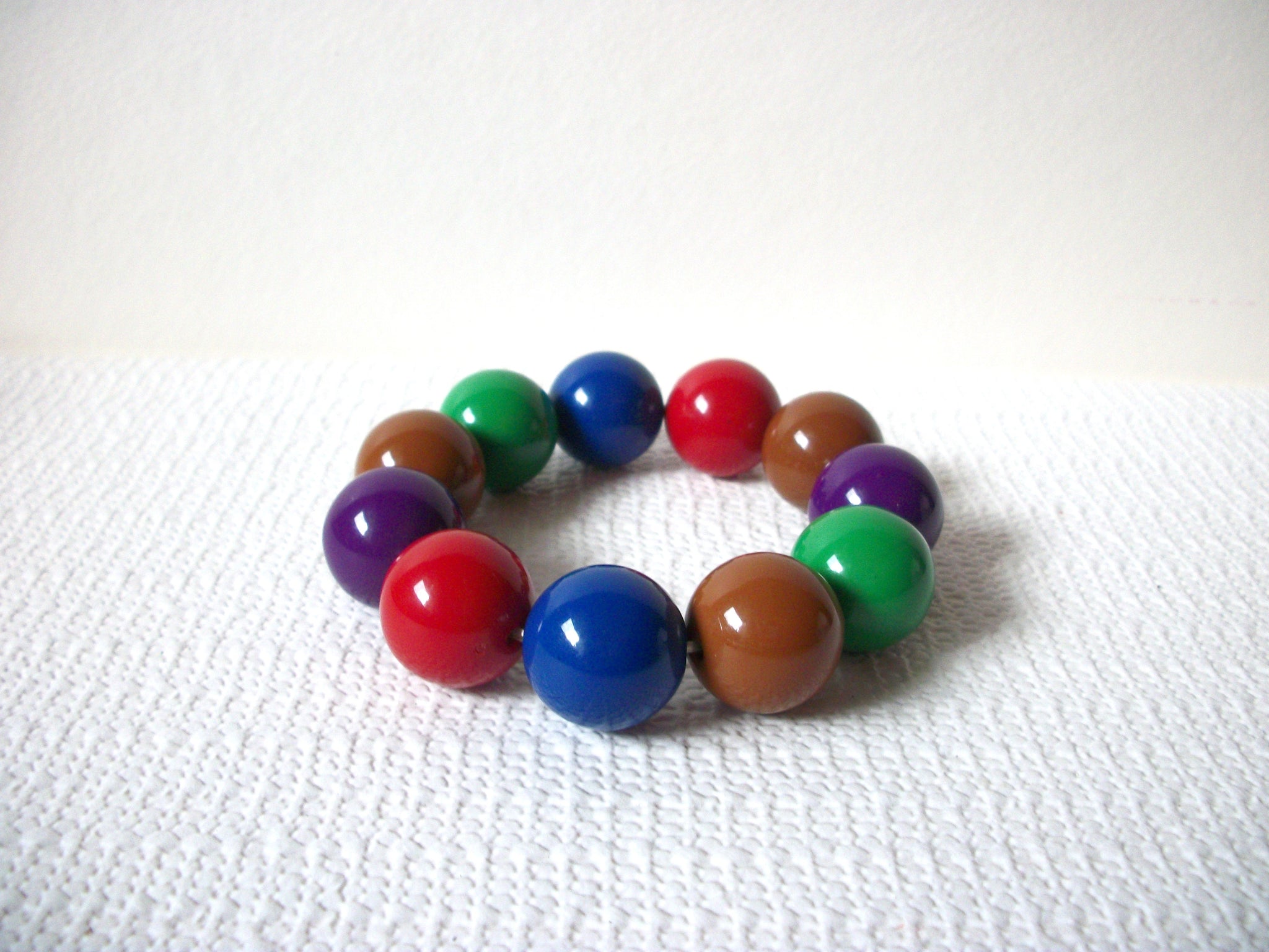 Retro Colorful Gumball Beads Bracelet 72820