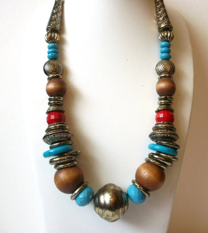 Vintage Southwestern Colorful Necklace 72920
