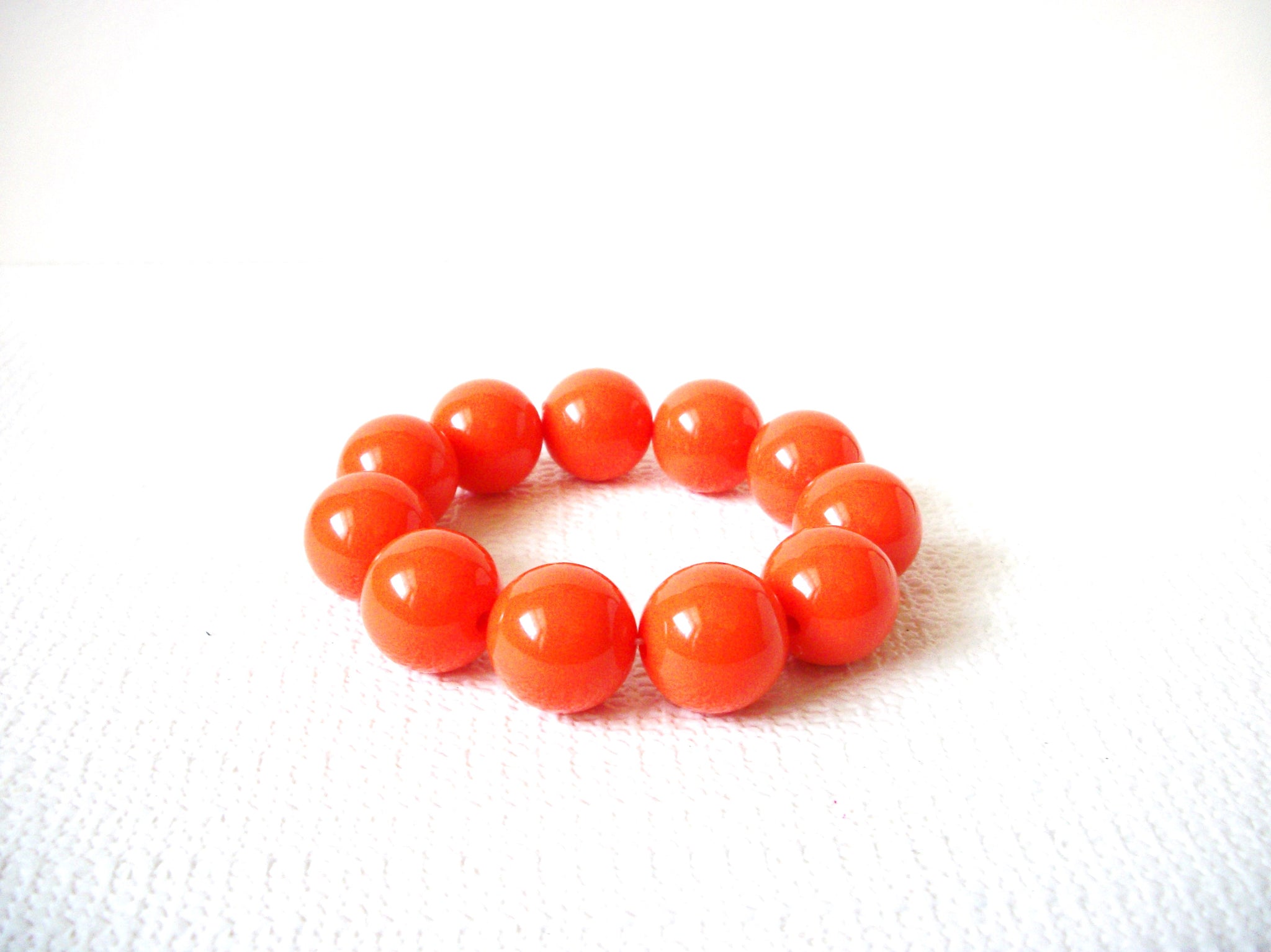 Retro Tangerine Orange Gumball Bracelet 72920