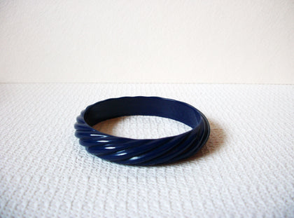 Retro Navy Blue Bangle Bracelet 73020