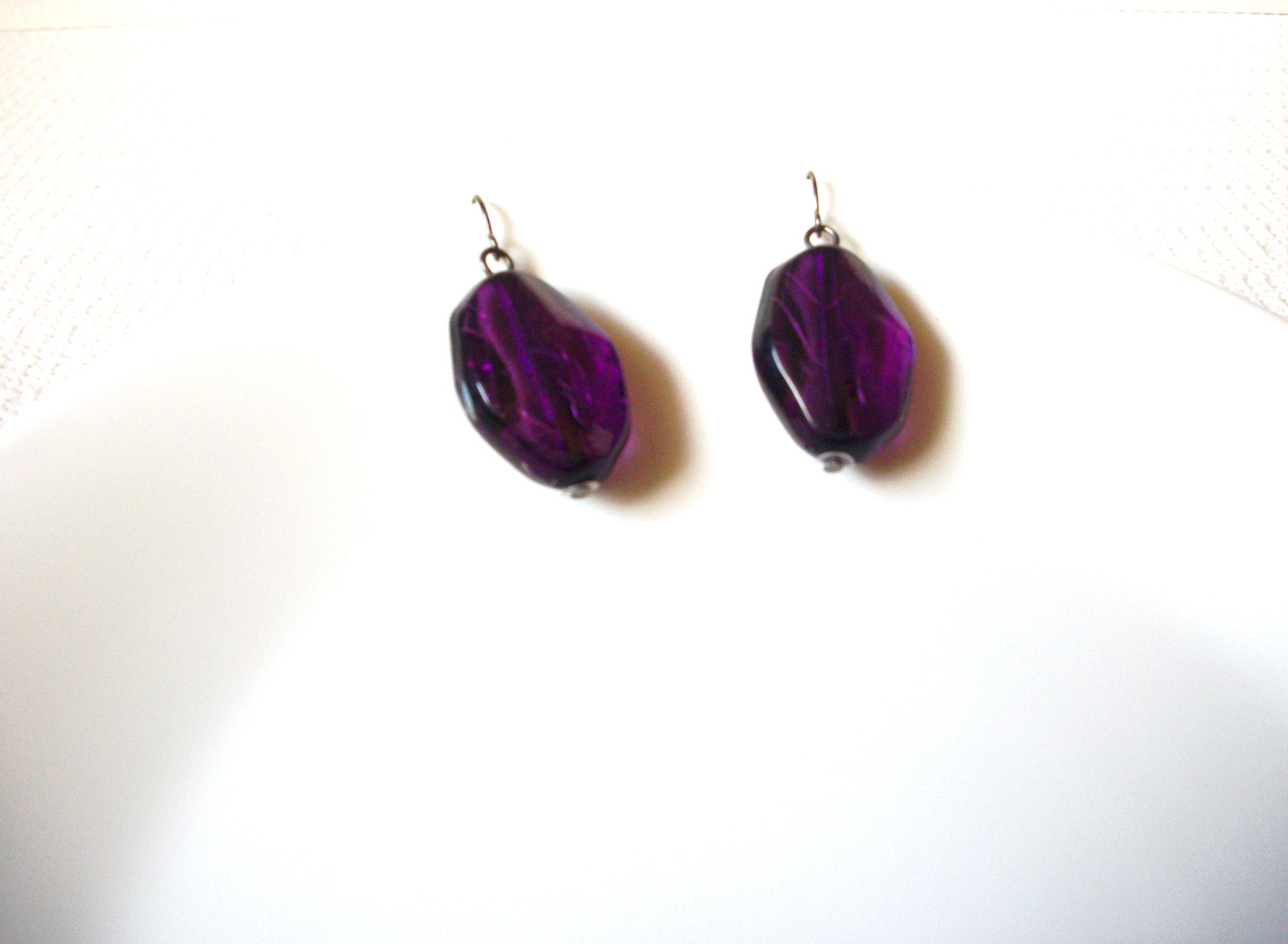 Retro Purple Earrings 73020