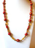 Vintage Red Gold Necklace 80120