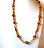 Vintage Red Gold Necklace 80120