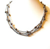 Retro Metal Silver Necklace 80220