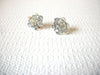 Vintage Sparkling AB Crystal Earrings 80220