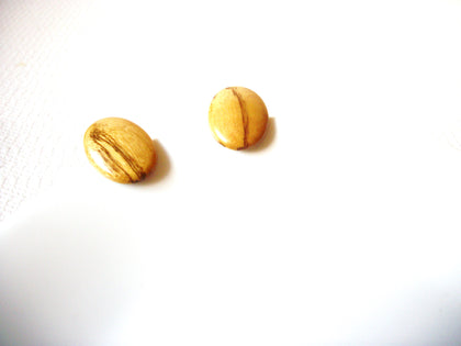 Oval Wood Earrings 80220