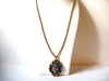 Vintage Rhinestone Ornate Necklace 80220