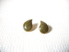 Retro Gold Green Teardrop Earrings 80320