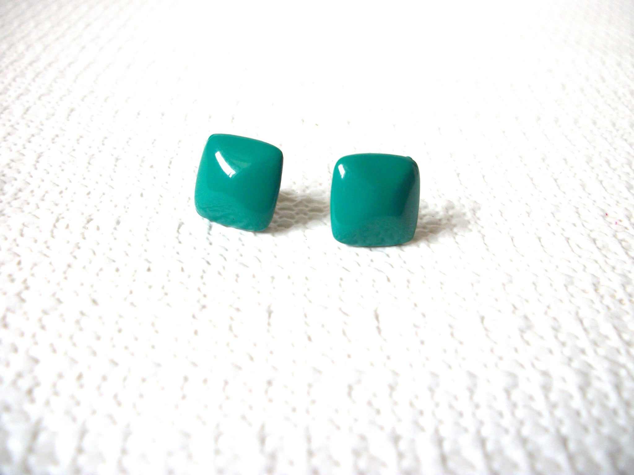 Retro Small Teal Stud Earrings 80320