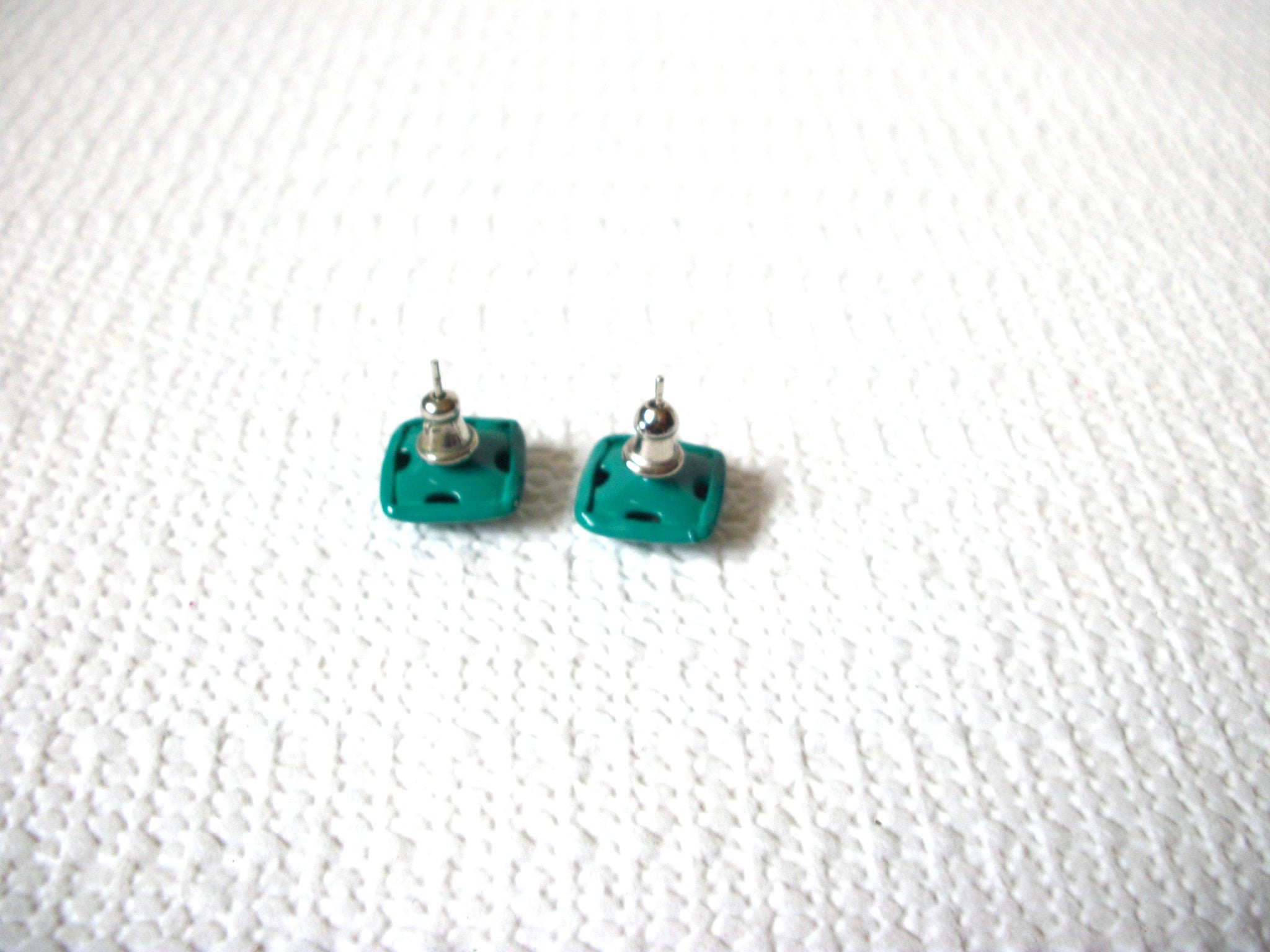 Retro Small Teal Stud Earrings 80320